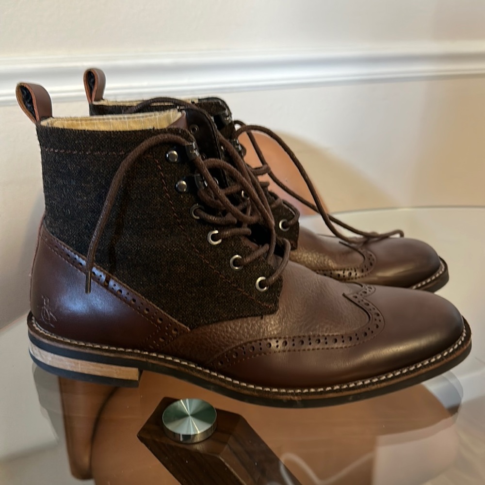 Original Penguin Wingtip Boots Men’s 8.5
